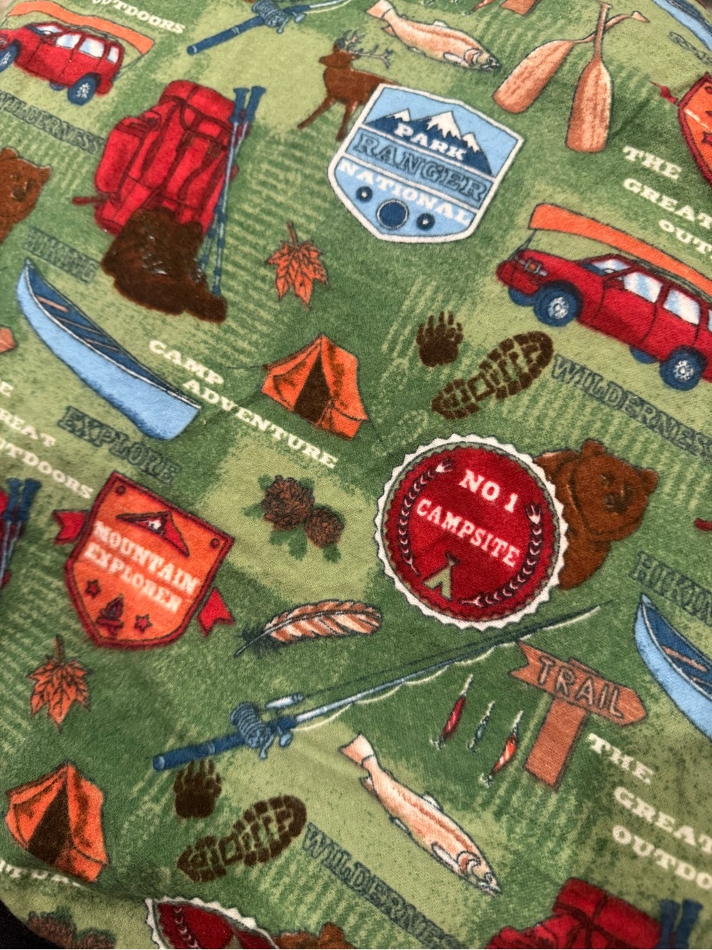 Joann Fabrics Camping Adventure Flannel Fabric